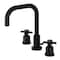 Kingston Brass FSC8935DX Concord Widespread Bathroom Faucet W/ Brass Pop-Up, Bronze FSC8935DX - alternate 1